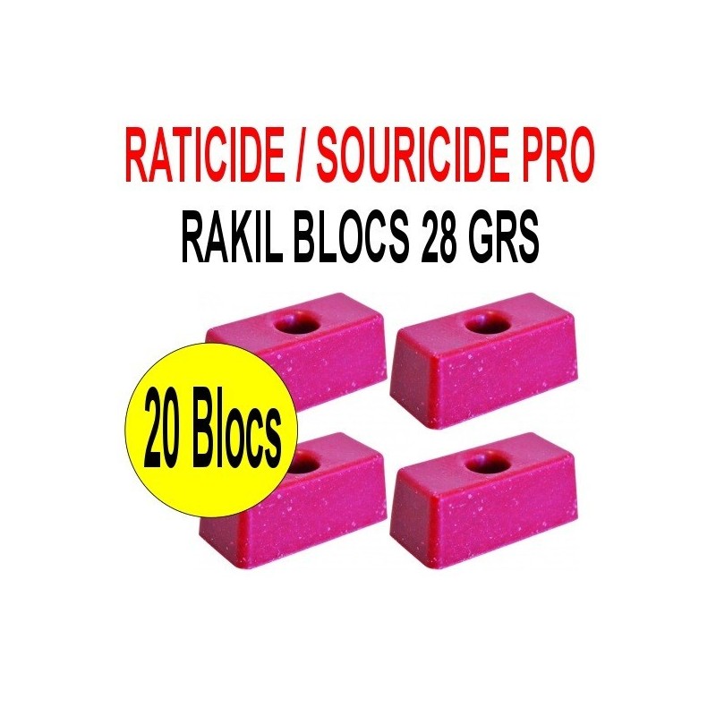 Souricide/Raticide RAKIL 20